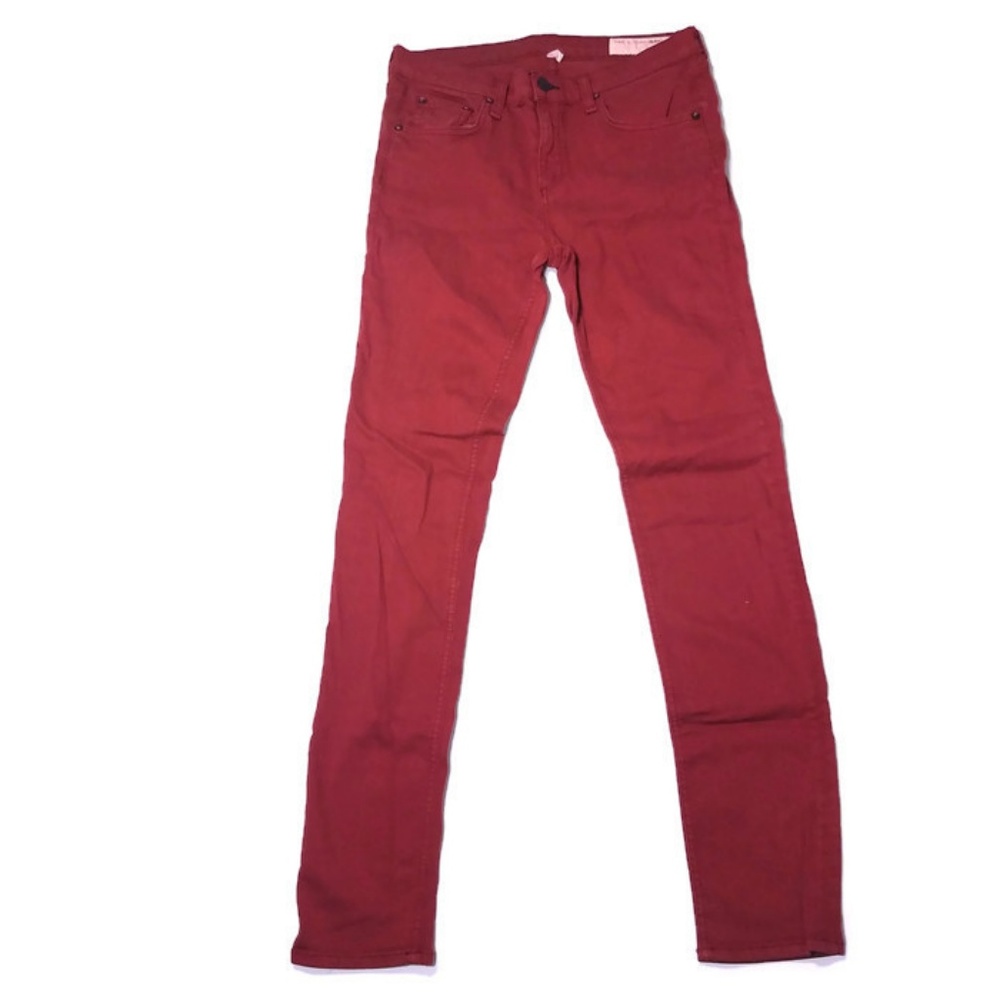 Rag & Bone Skinny Jeans Clay Rust Stretch 29 - Picture 2 of 8